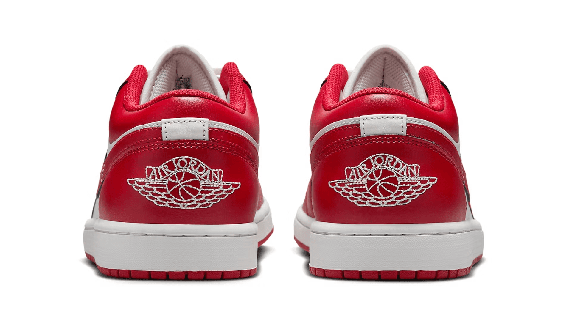 Air Jordan 1 Low Drops a “Red/White” Design