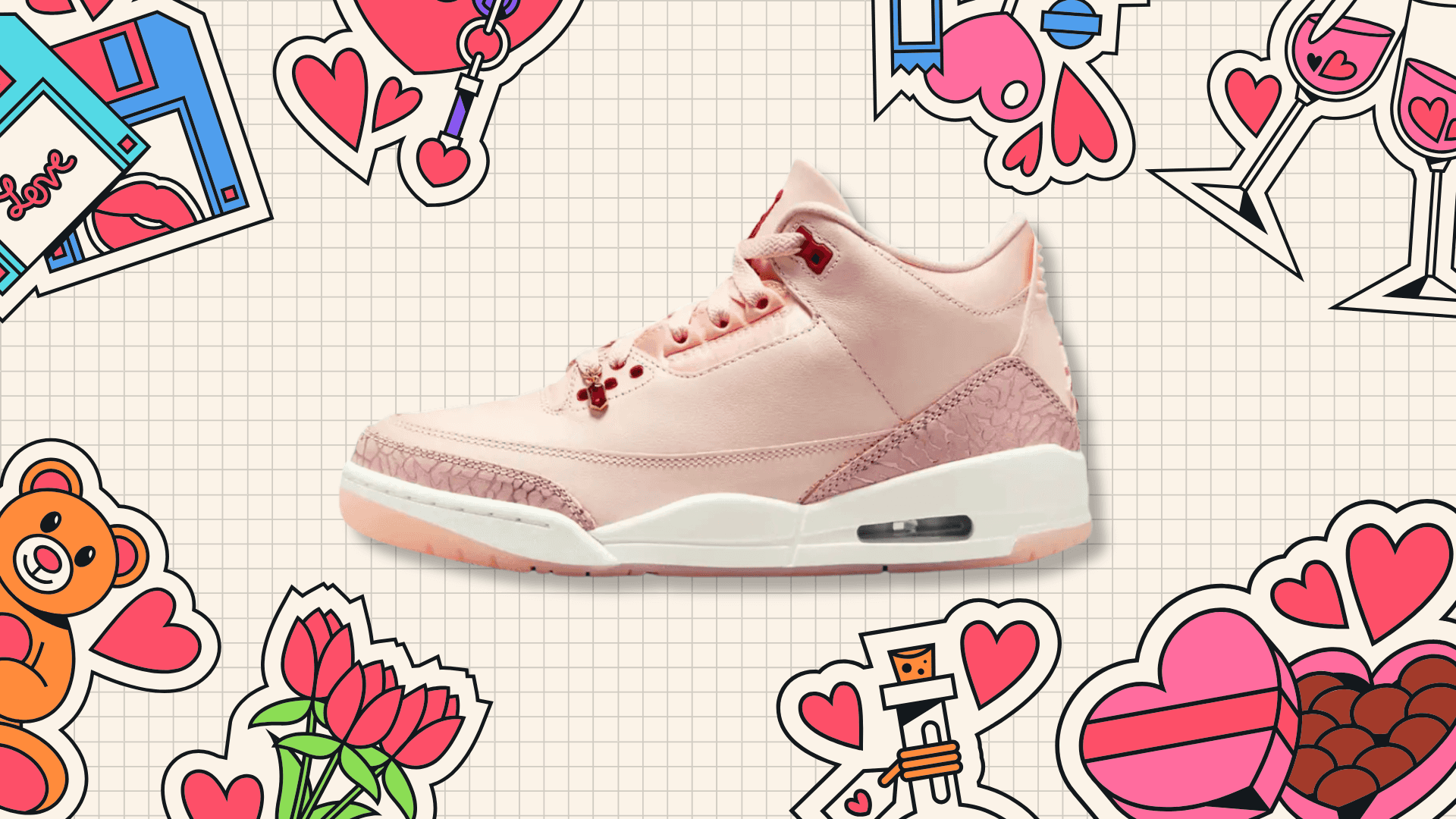 Air Jordan 3 Valentine's Day