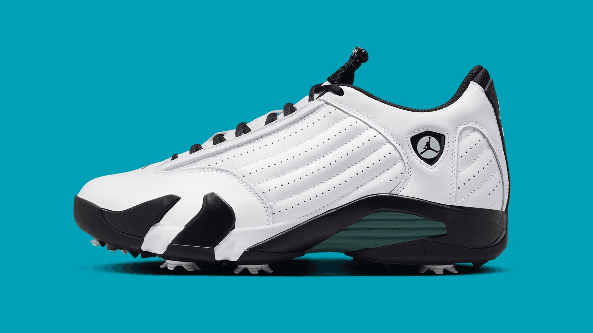 First Look at the Air Jordan 14 Golf “Oxidized Green” | The Sole