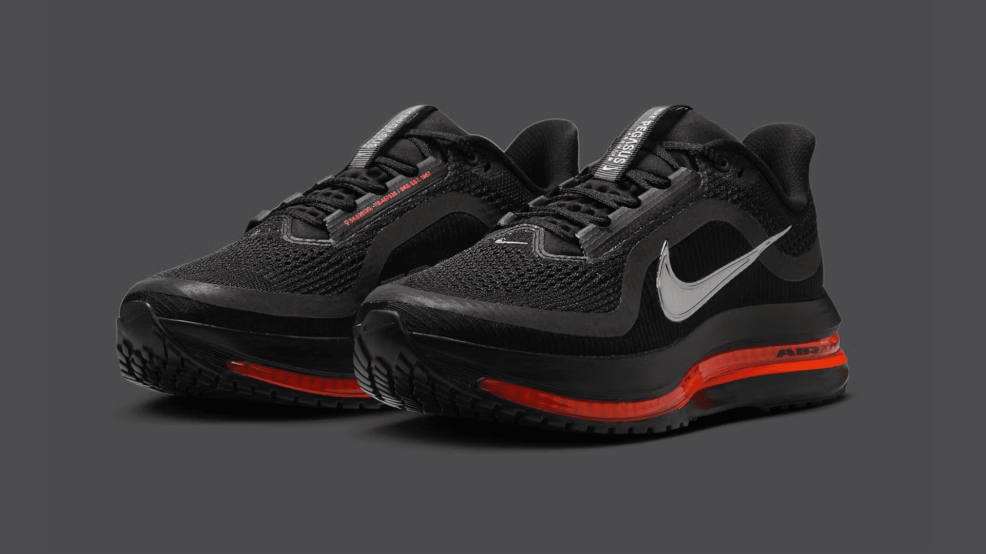 Nike Air Pegasus Premium Black Bright Crimson
