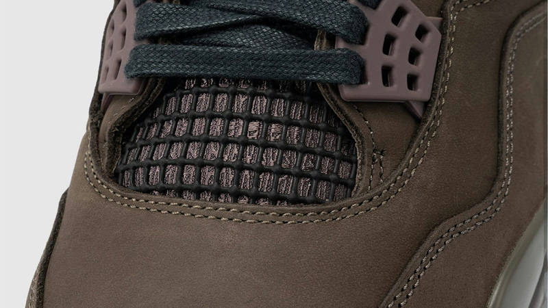 A Ma Maniére x Air Jordan 4 Dark Mocha Detail