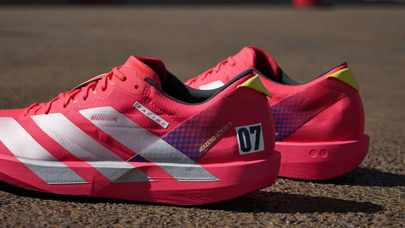adidas Adizero Adios 9 Lucid Red IH5747 heel