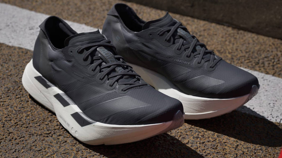 adidas Adizero Adios Pro 4 Black Grey Lifestyle Top