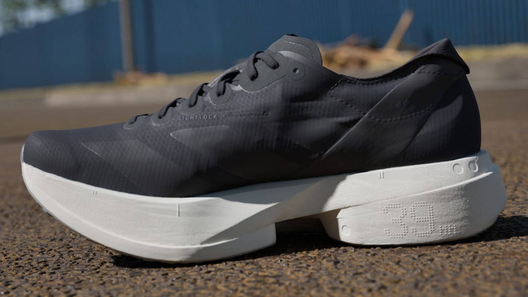 adidas Adizero Adios Pro 4 Black Grey Side