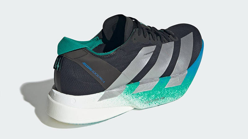 adidas Adizero Adios Pro 4 Black Matte Silver JR6365 back