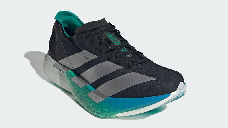 adidas Adizero Adios Pro 4 Black Matte Silver JR6365 front