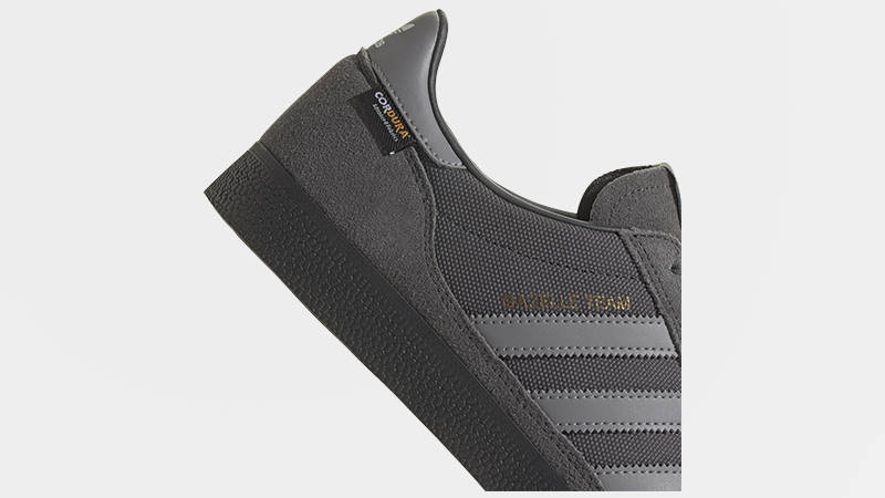adidas Gazelle Grey Black Cordura JH5420) heel