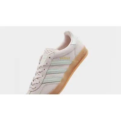 adidas Gazelle Indoor Pink Light Green JR3367 side