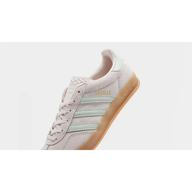 adidas Gazelle Indoor Pink Light Green JR3367 side
