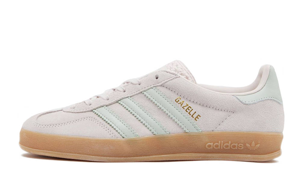 adidas Gazelle Indoor Pink Light Green JR3367