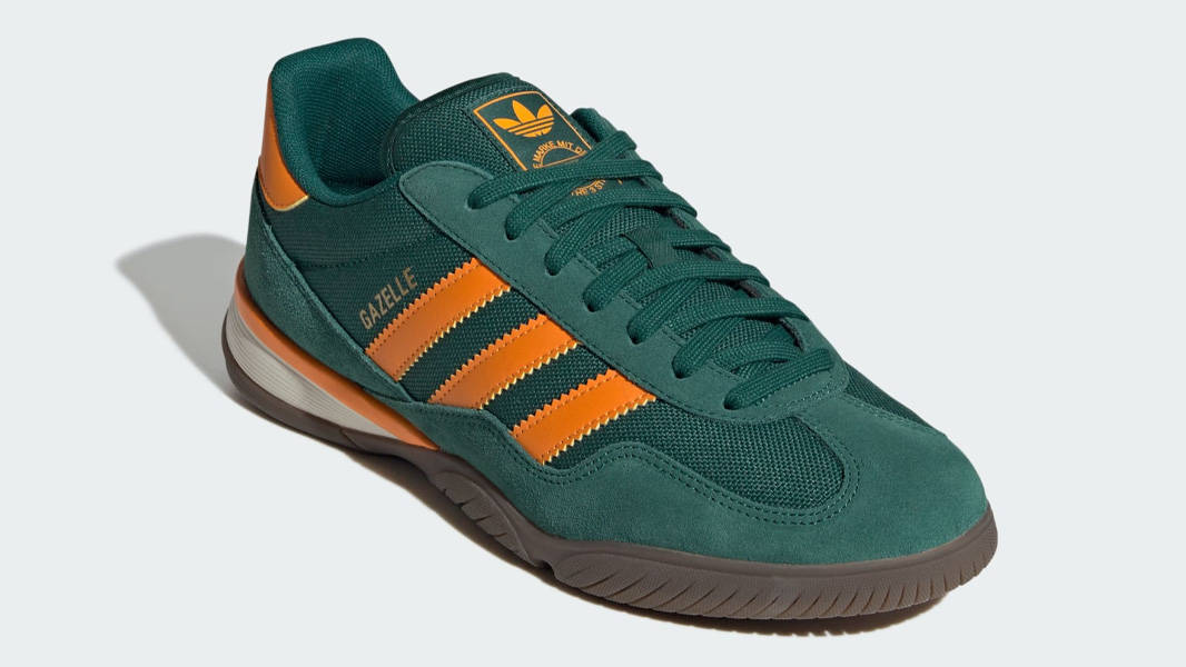 adidas Gazelle Sala Green Orange Front