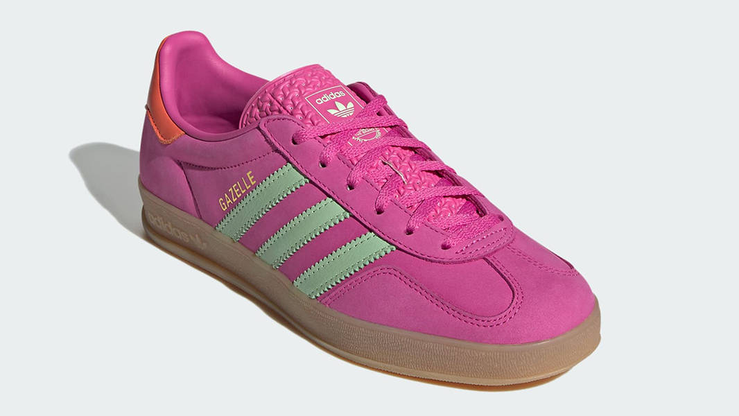 adidas Gazelle Semi Lucid Fuchsia Green JI2718 Side