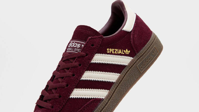 adidas Handball Spezial Maroon Wonder White SIde