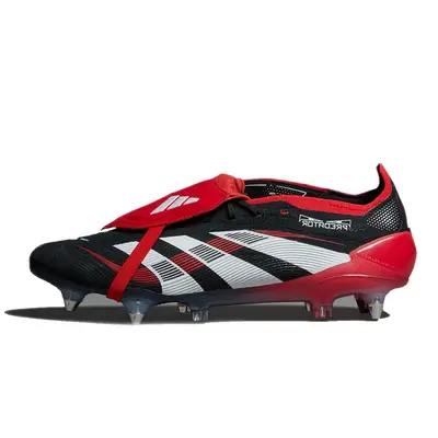 adidas Predator Pro BWR Fold-Over Tongue Soft Ground Boots Black Vivid Red JQ2687