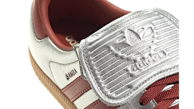 adidas Samba LT Metallic Pack Silver JH5707 tongue
