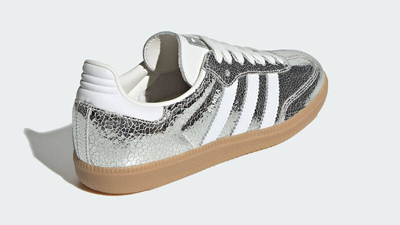 adidas Samba OG Silver Metallic White JR0035 Back