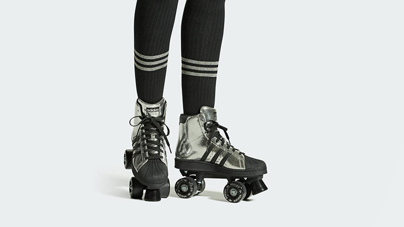 adidas Superstar 82 Skate Silver Metallic JH5522 on foot