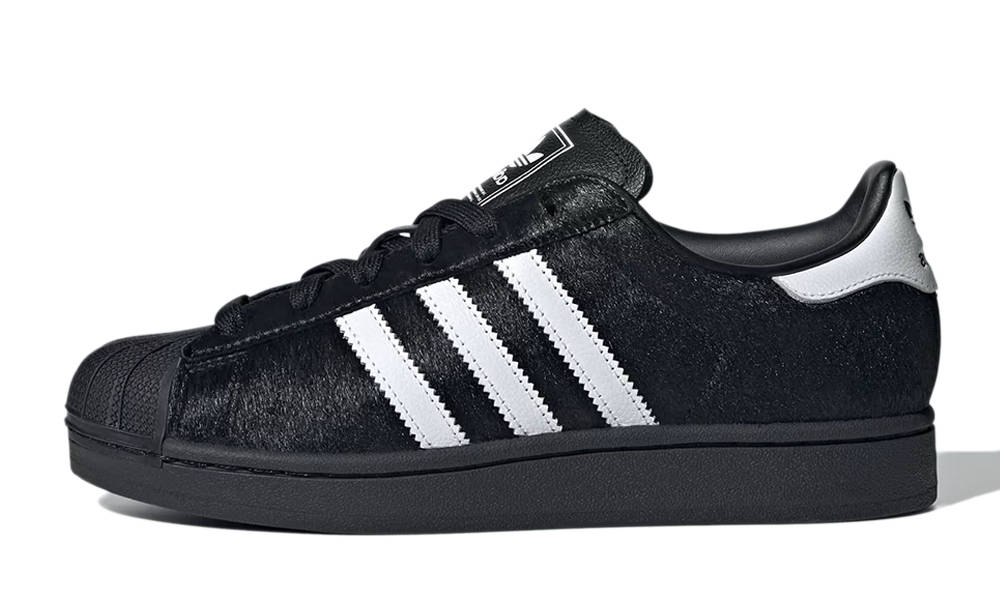 adidas Superstar II Black Ponyhair | JH9475 | The Sole Supplier