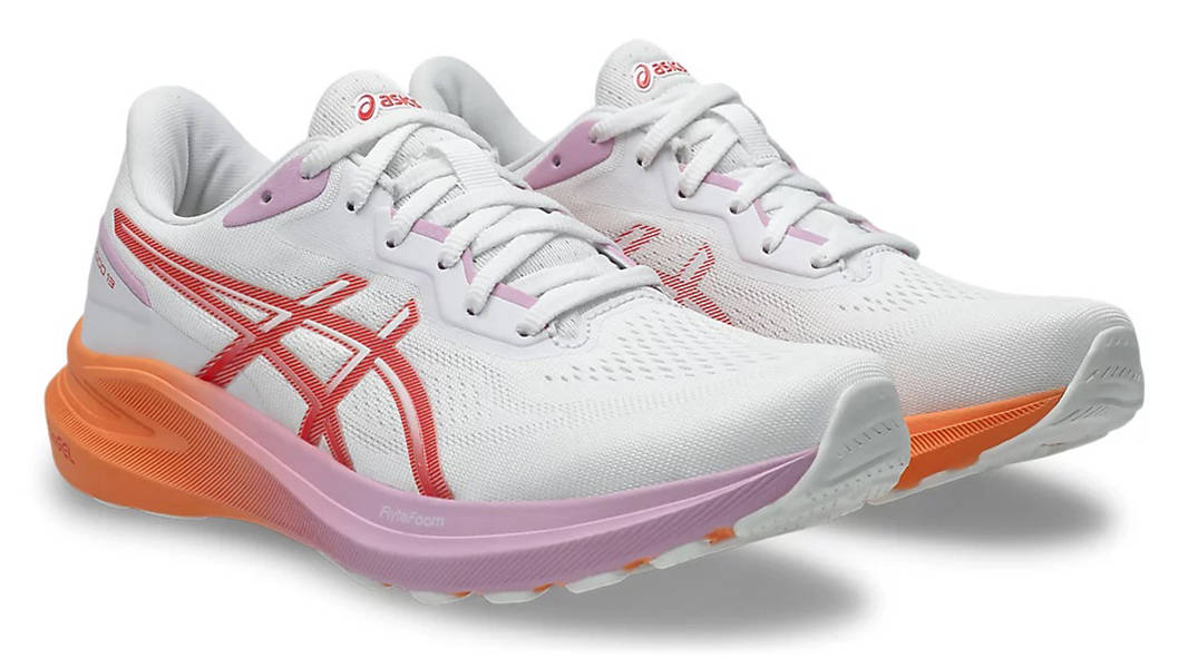 ASICS GT-1000 13 White Coral Reef 1012B663-101 Front