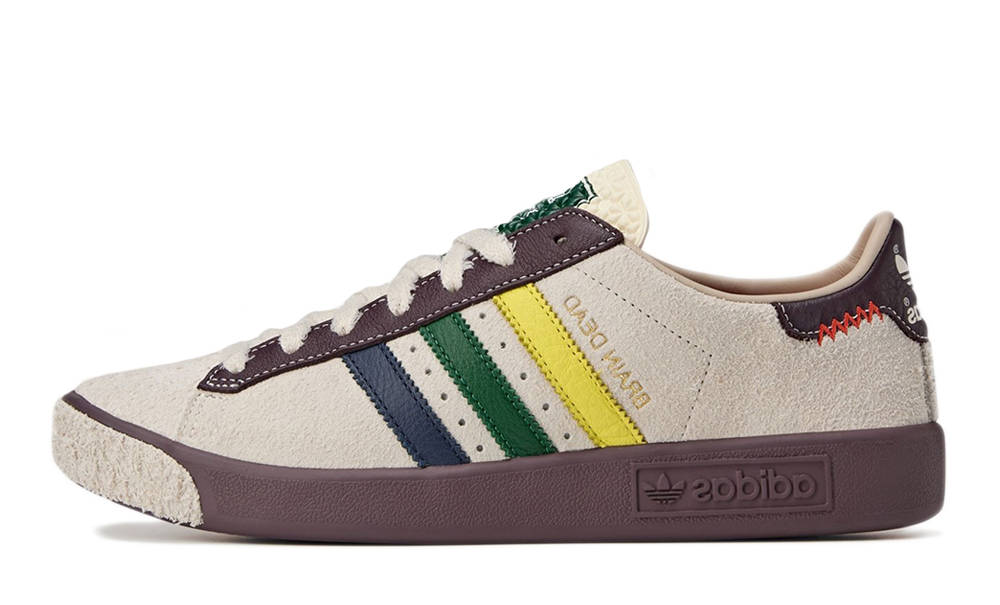 Brain Dead x adidas Forest Hills Crew White Night Red JR7943