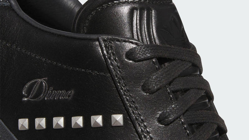 DIME x adidas Gazelle ADV Black Silver Closeup