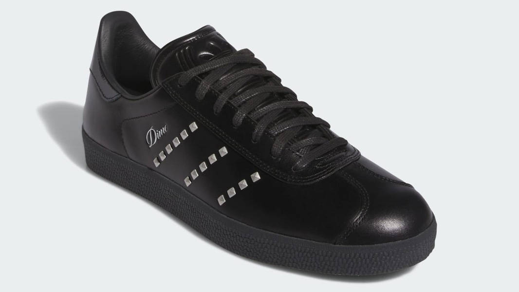 DIME x adidas Gazelle ADV Black Silver Front