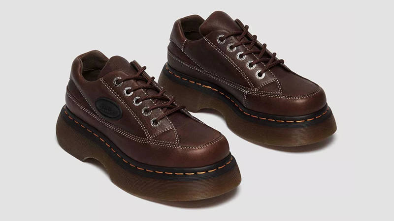 Dr. Martens Buzz 5-Eye Grizzly Dark Brown 41129200 Front