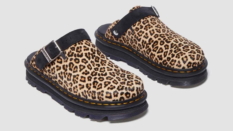 Dr. Martens Zebzag Mule Mini Leopard 41799960 Front