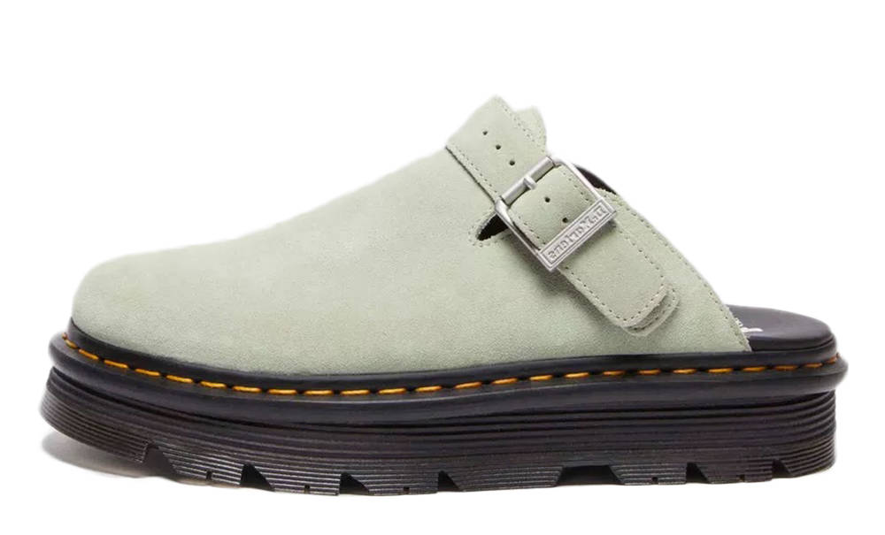 Dr. Martens Zebzag Suede Platform Mules 