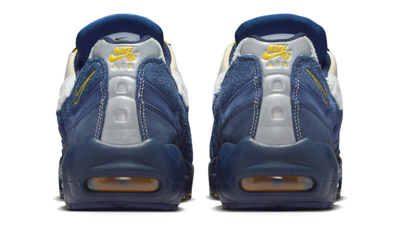 Eric Koston x Nike SB x Nike Air Max 95 Obsidian Speed Yellow Back