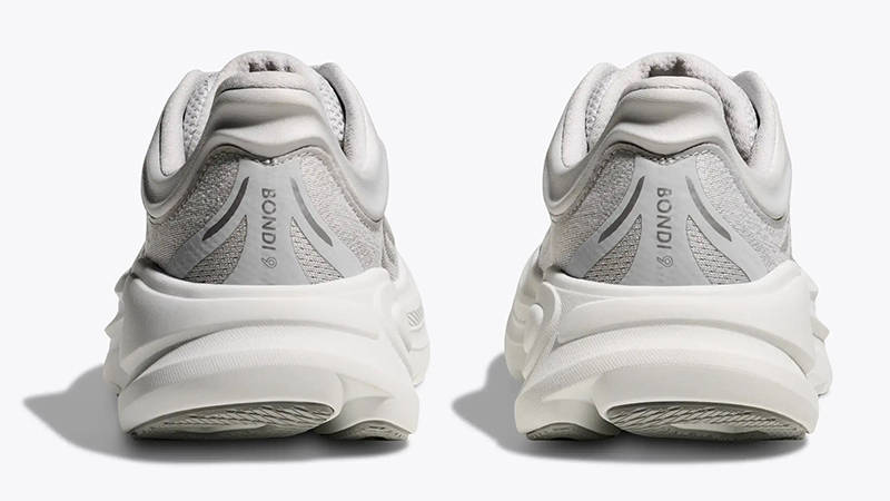HOKA Bondi 9 Stardust Silver 1162012-SDSTS Back