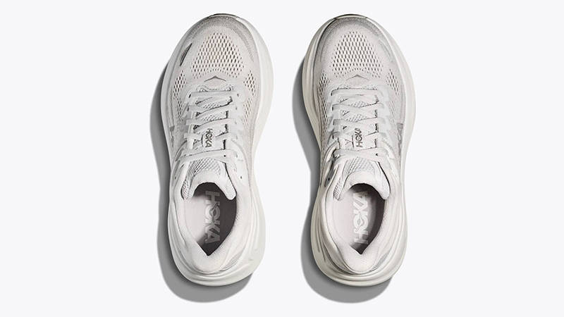 HOKA Bondi 9 Stardust Silver 1162012-SDSTS Top