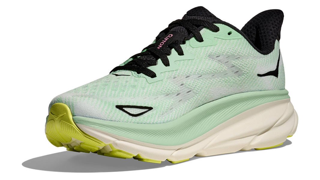 Hoka Clifton 9 Mint Fluorite Front