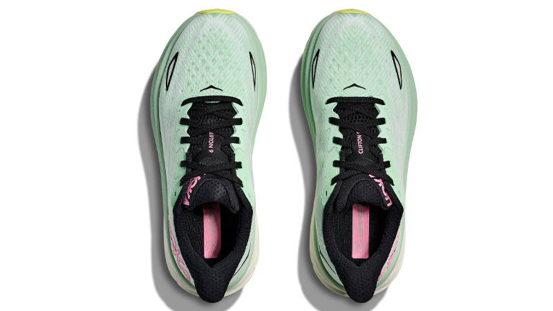 Hoka Clifton 9 Mint Fluorite Middle