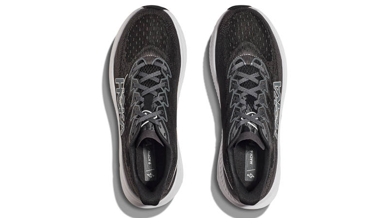 HOKA Mach 6 Black White Middle