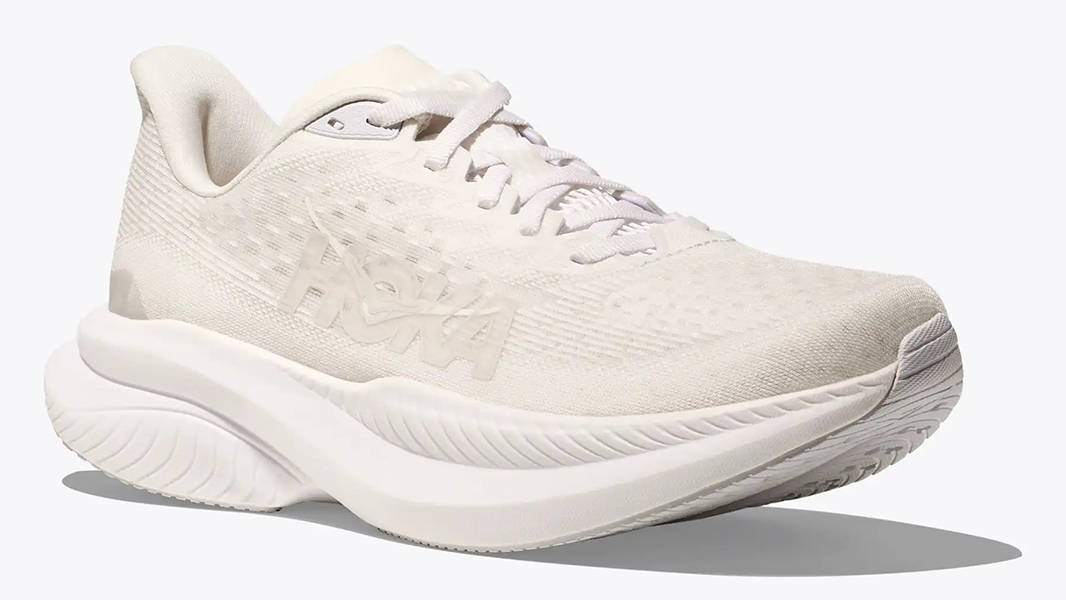 HOKA Mach 6 White 1147790-WWH Side