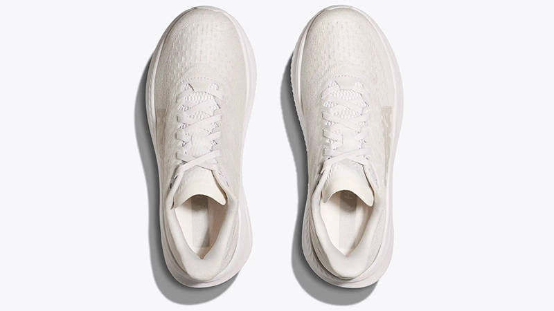 HOKA Mach 6 White 1147790-WWH Top