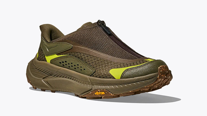 HOKA Project Transport Deep Umber Olive 1162850-DTQ front