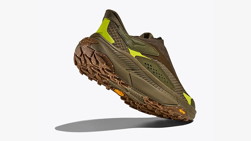 HOKA Project Transport Deep Umber Olive 1162850-DTQ heel