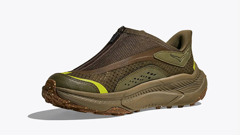 HOKA Project Transport Deep Umber Olive 1162850-DTQ side