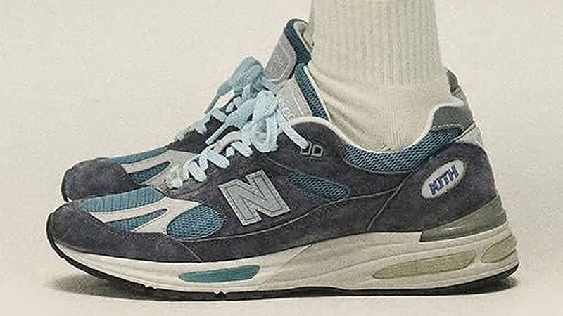 KITH x New Balance 991v2 Steel Blue | The Sole Supplier