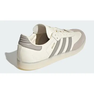Lionel Messi x adidas Samba Cream White Back
