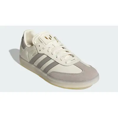 Lionel Messi x adidas Samba Cream White Front