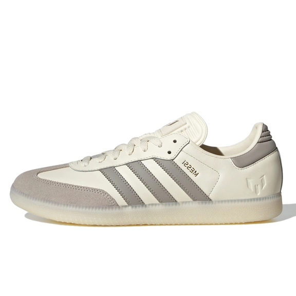 Lionel Messi x adidas Samba Cream White