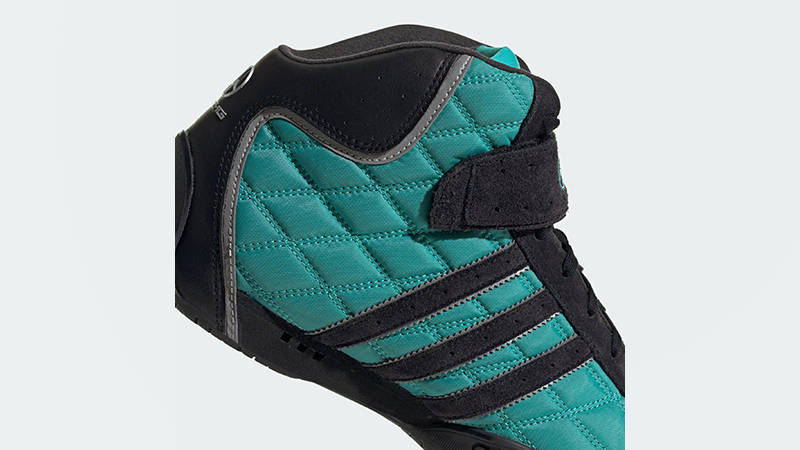 Mercedes AMG Petronas F1 Team x adidas Adiracer High Mint Black JQ1779 heel
