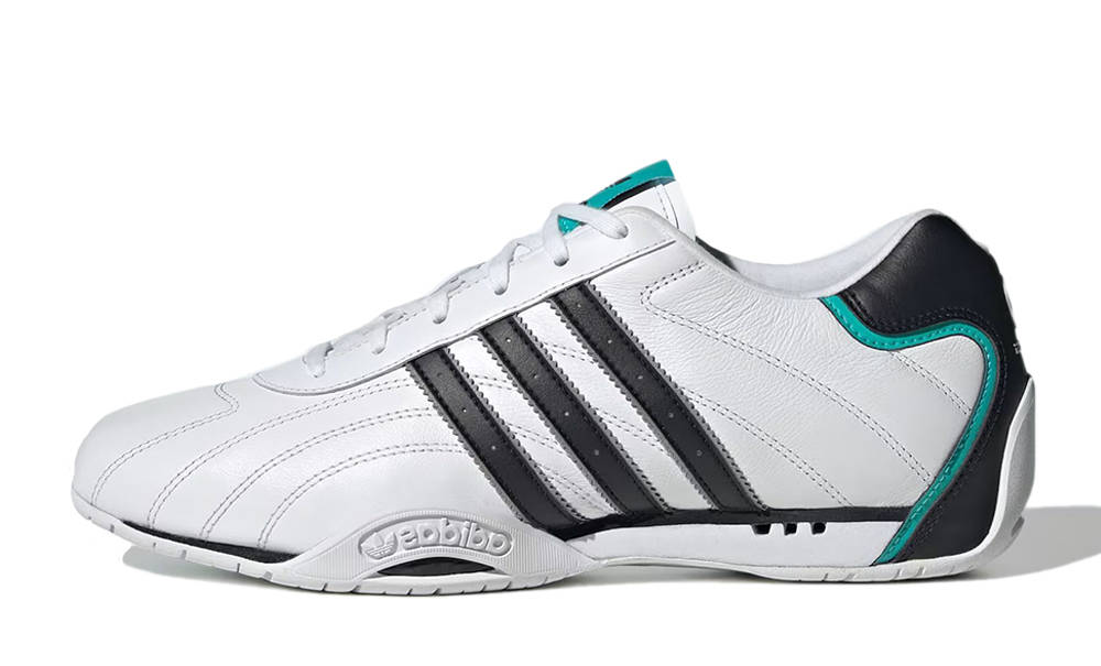 Mercedes AMG Petronas F1 Team x adidas Adiracer Lo White Black JR4544