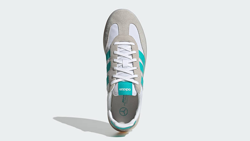 Mercedes AMG Petronas F1 Team x adidas Barreda Decode White Mint JR1062 Top