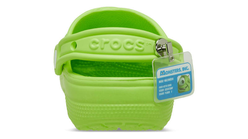 Monsters Inc x Crocs Classic Clog Mike Wazowski Back