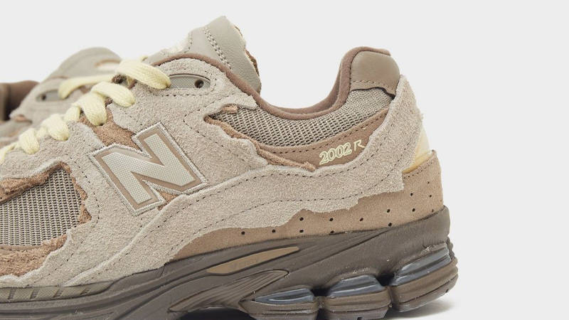 New Balance 2002R Protection Pack Brown Closeup