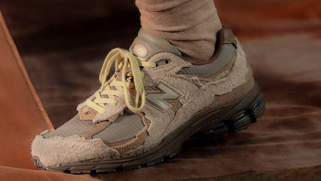 New Balance 2002R Protection Pack Brown On Foot